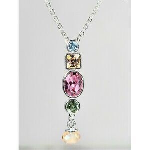 Swarovski Crystal Dewdrops Pendant Necklace